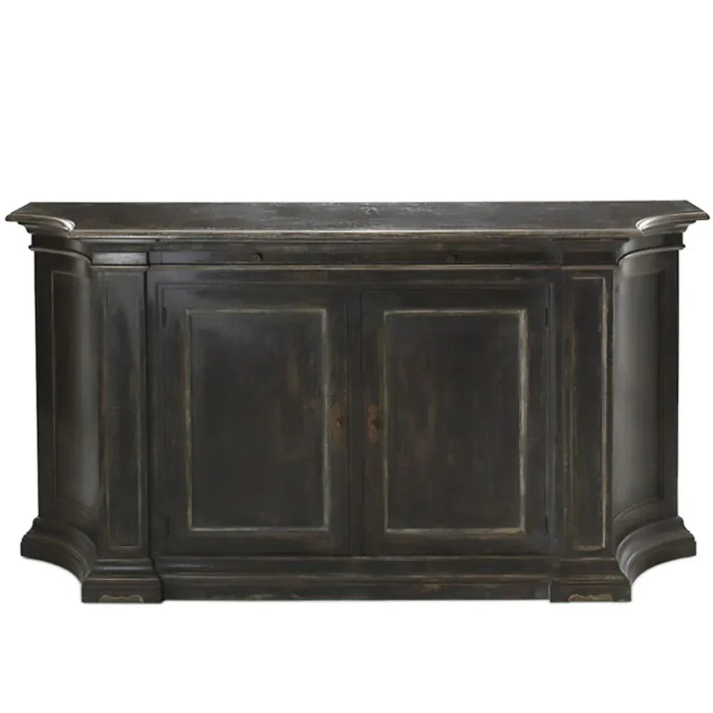 Credenza curva Claude Noir