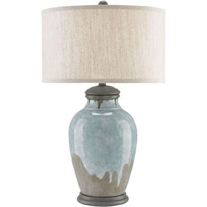 Lampada da tavolo blu costiera