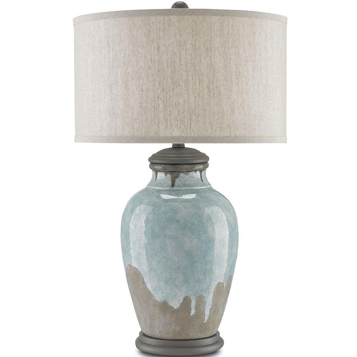 Lampada da tavolo blu costiera