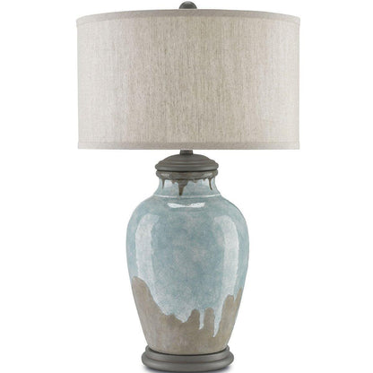 Lampada da tavolo blu costiera