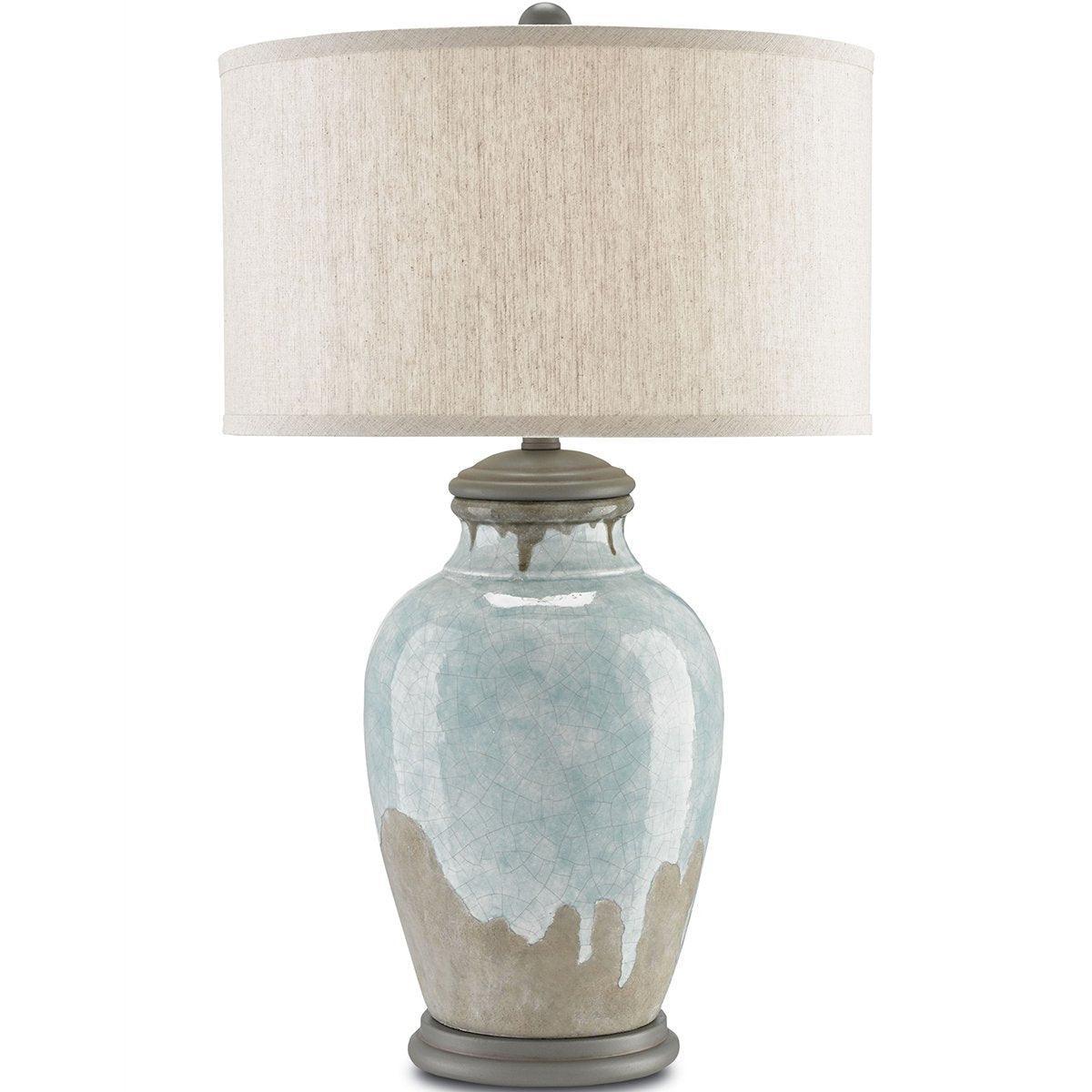 Lampada da tavolo blu costiera