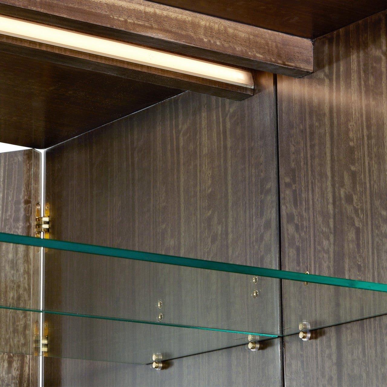 Mobiletto a 2 ante marrone fulvo