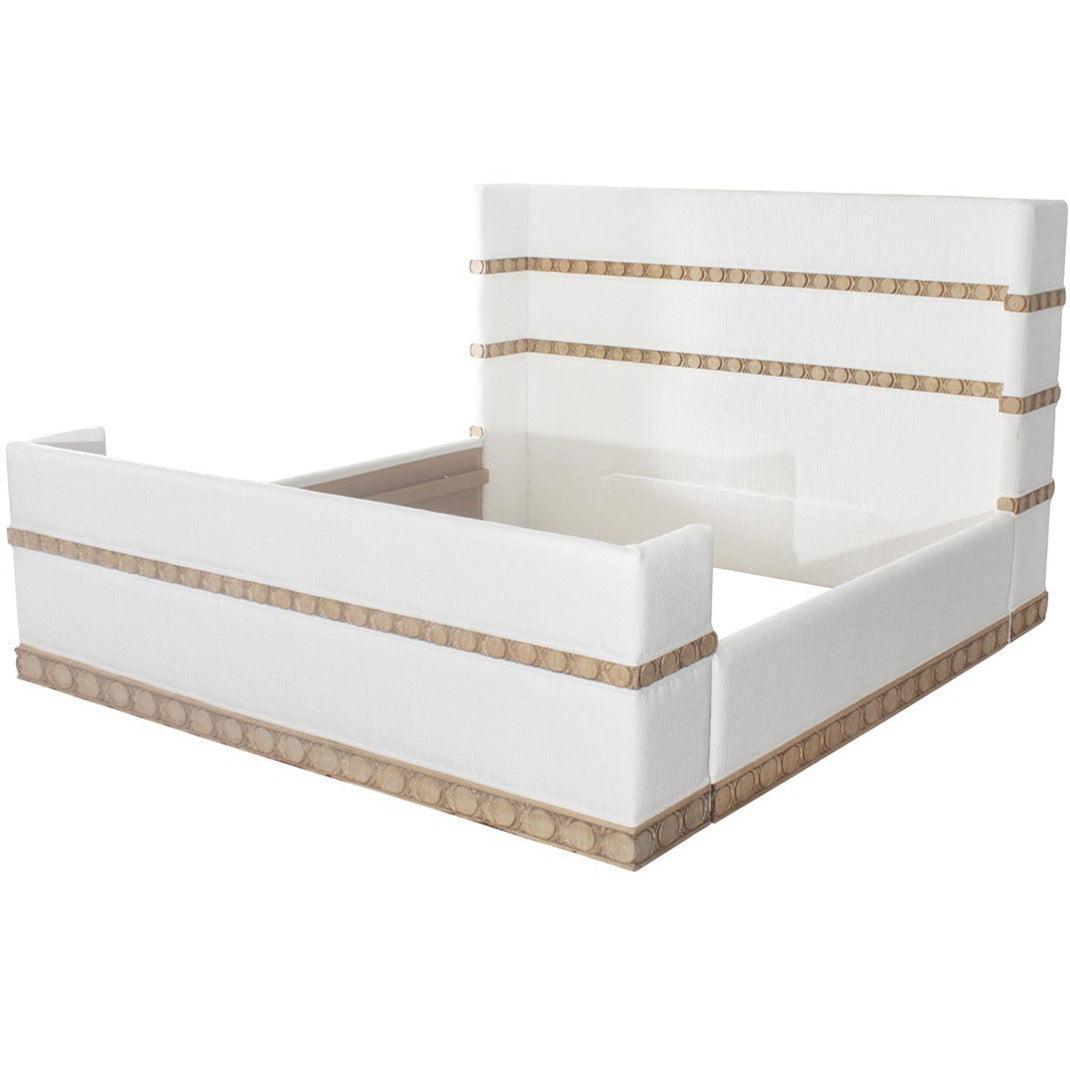 Letto imbottito contemporaneo Gemini