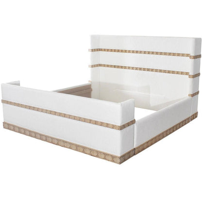 Letto imbottito contemporaneo Gemini