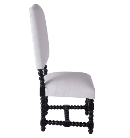 Sedia da pranzo spagnola con gambe a spirale Camelback 