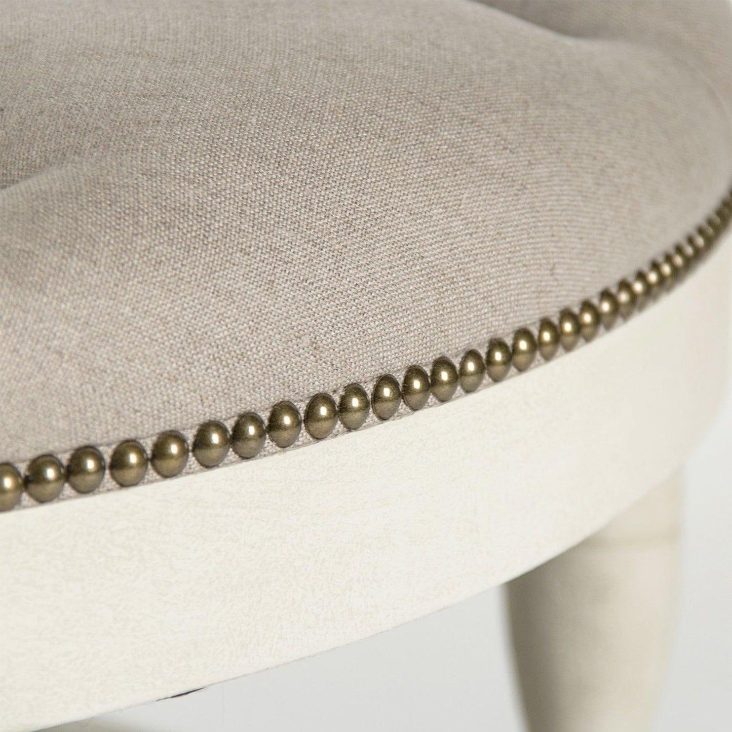 Pouf rotondo trapuntato Cosmo