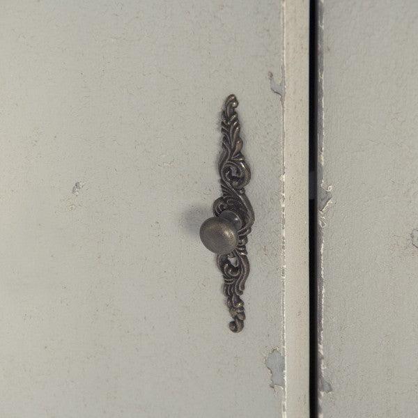 Buffet Courbe in stile fattoria francese grigio crema