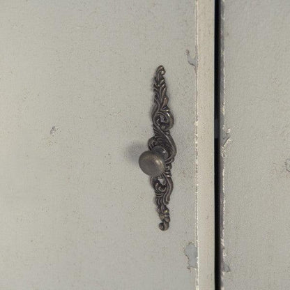 Buffet Courbe in stile fattoria francese grigio crema