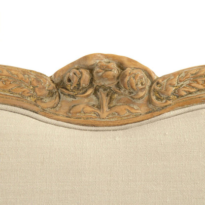 Divano francese provenzale curvilineo