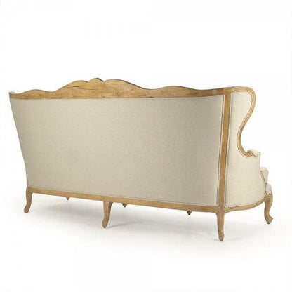 Divano francese provenzale curvilineo