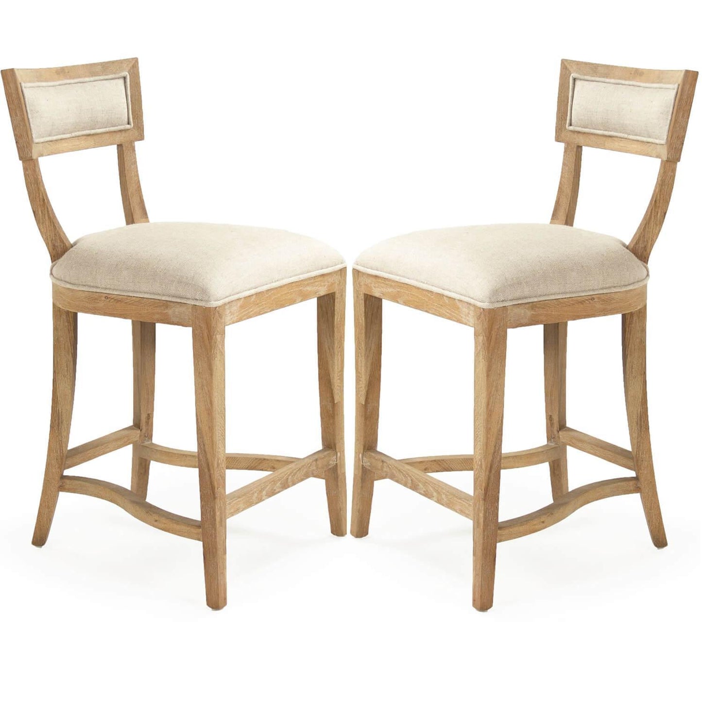 Sgabelli da bancone con schienale curvo