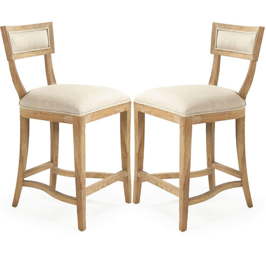 Sgabelli da bancone con schienale curvo