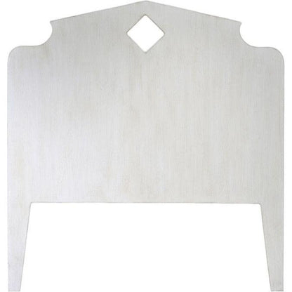 Testiera del letto in stile fattoria con arco a diamante