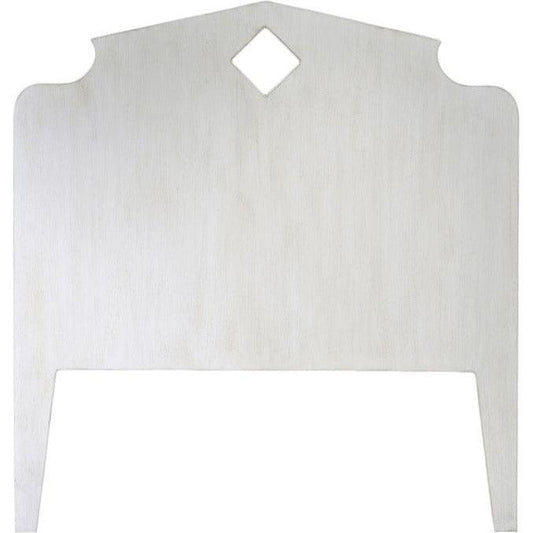 Testiera del letto in stile fattoria con arco a diamante