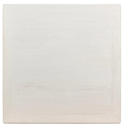 Tavolino da caffè in stile fattoria bianco anticato