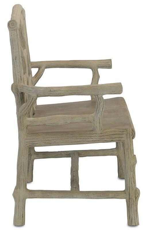 Panchina da giardino in legno galleggiante