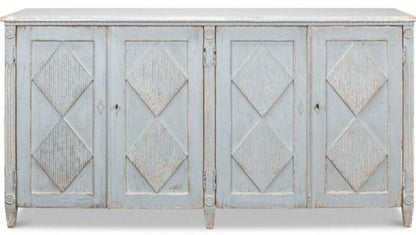 Buffet Shabby Chic Blu Polvere