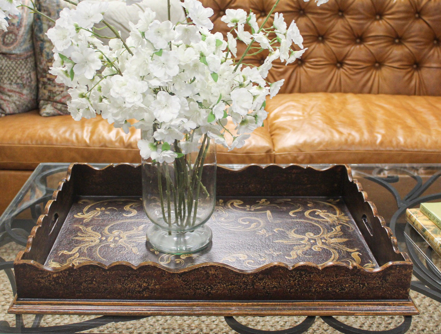 Vassoio decorativo spagnolo Espresso Royal