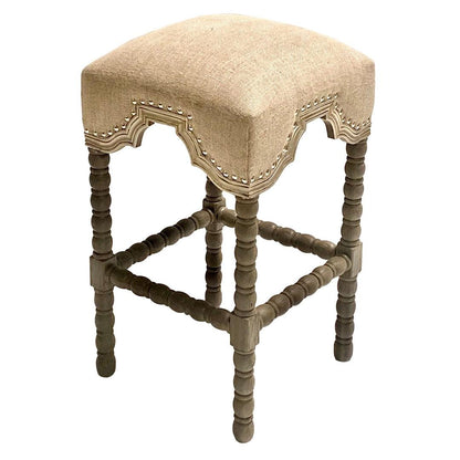 Sgabello da bar in tela di iuta francese europea