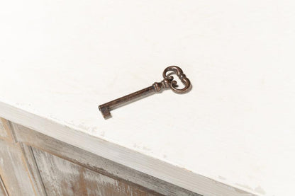 Credenza chic extra lunga in rovere grigio