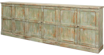 Buffet rustico extra lungo con salvia