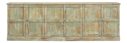 Buffet rustico extra lungo con salvia