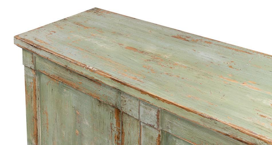 Buffet rustico extra lungo con salvia