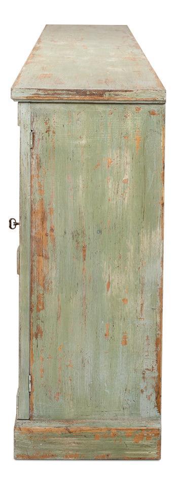 Buffet rustico extra lungo con salvia