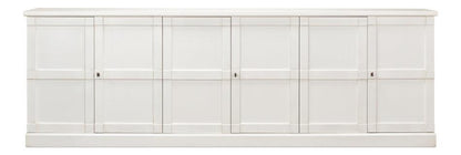 Buffet bianco extra lungo e solido