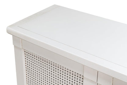 Buffet con porta in canna bianca extra lunga e solida