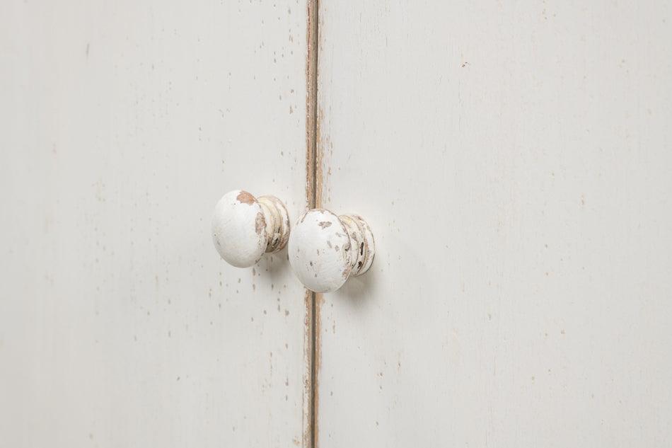 Buffet extra lungo in stile fattoria bianco