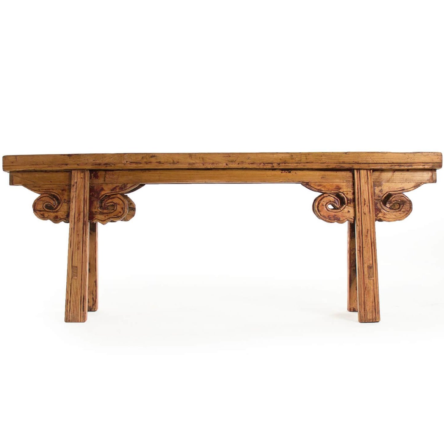 Panca in legno invecchiato stile fattoria