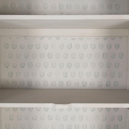 Vetrina in vetro grigio blu francese