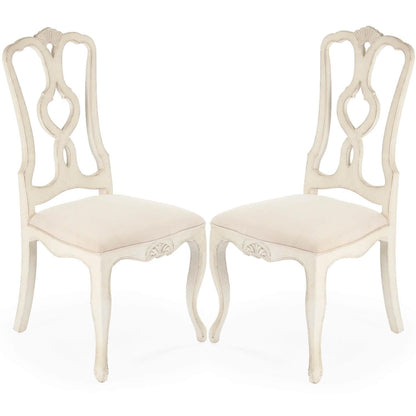 Sedie da pranzo intagliate francesi - Coppia