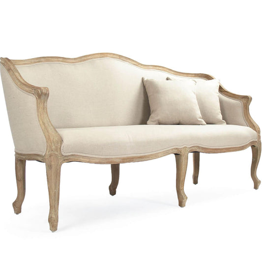 Divano Louis color crema francese