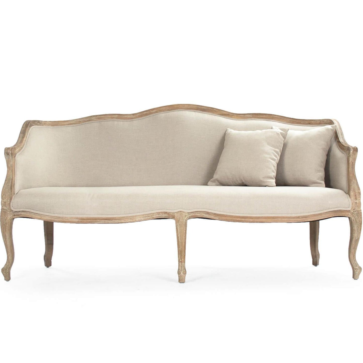 Divano Louis color crema francese