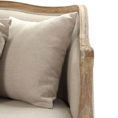 Divano Louis color crema francese