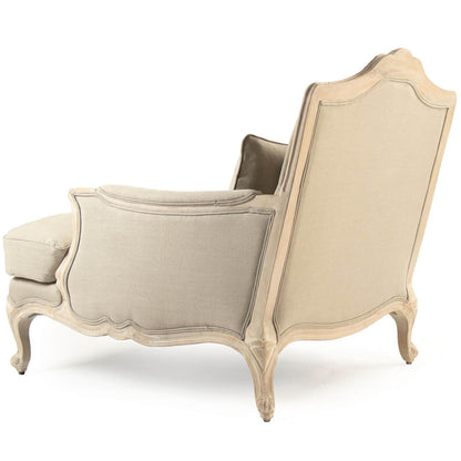 Poltrona lounge in stile fattoria francese