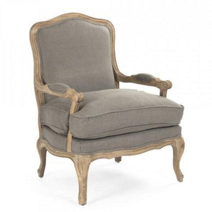 Poltrona Bastille grigia francese