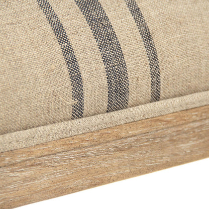 Poltrone da pranzo a righe blu French Louis