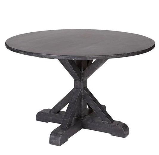 Tavolo da pranzo rotondo con covone di grano francese