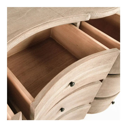 Cassettiera in rovere naturale francese