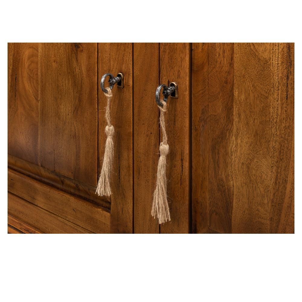 Mobiletto laterale in legno di noce francese