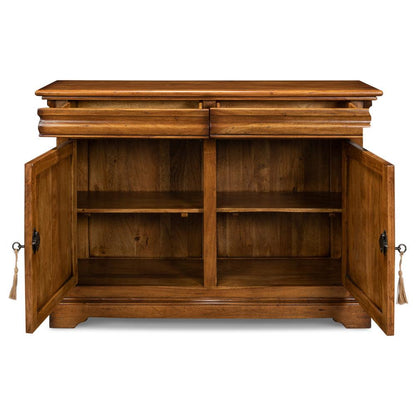 Mobiletto laterale in legno di noce francese