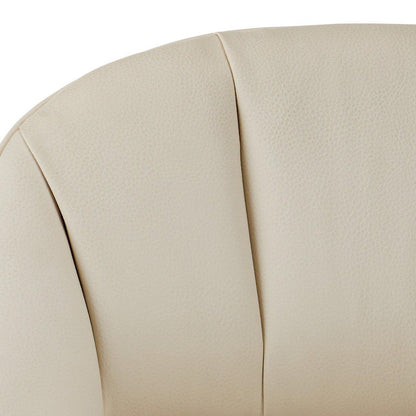 Sgabello da bar imbottito in rovere bianco Nimble