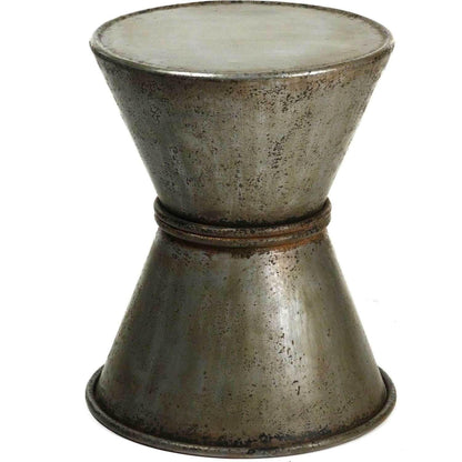 Sgabello in ferro zincato