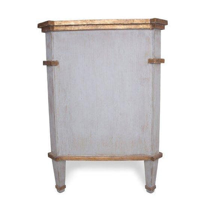 Cassapanca dorata Chateau Vannes