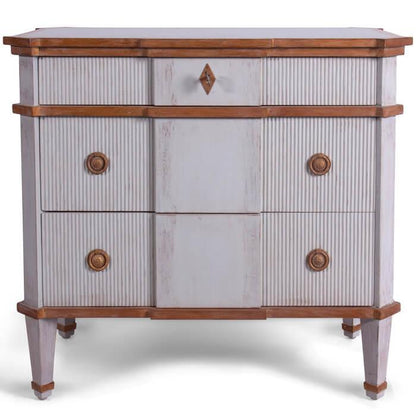 Cassettiera laterale dorata Chateau Vannes