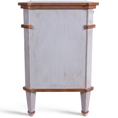 Cassettiera laterale dorata Chateau Vannes