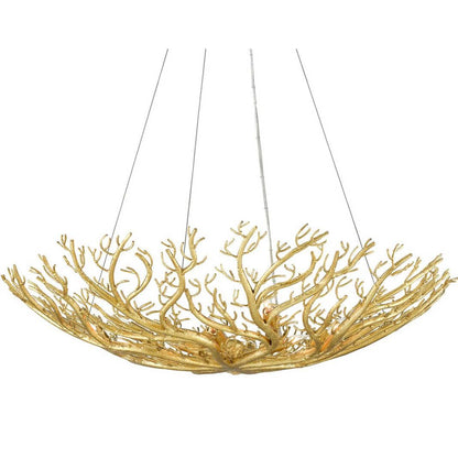 Lampadario Gold Glam Coral Reef